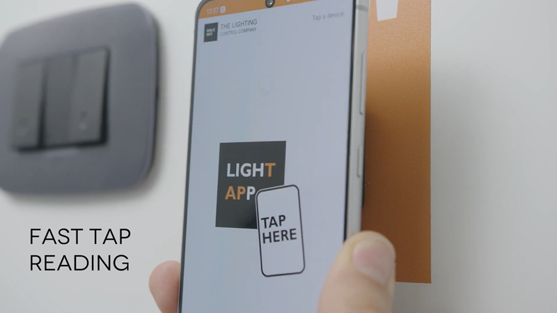 Setup di impianti lighting tramite tecnologia NFC con LightApp